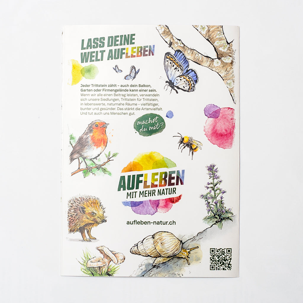 A5-Faltflyer «Aufleben – mit mehr Natur» (50 Stk.)
