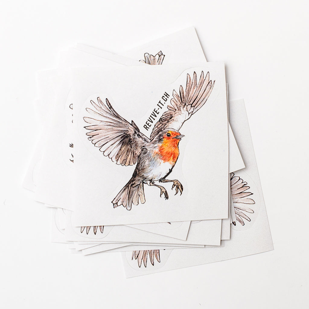 Sticker Rotkehlchen (20 Stück)